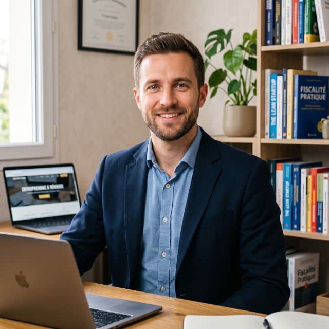 Julien Mercier, entrepreneur qui a crée le site internet devenirentrepreneur.fr