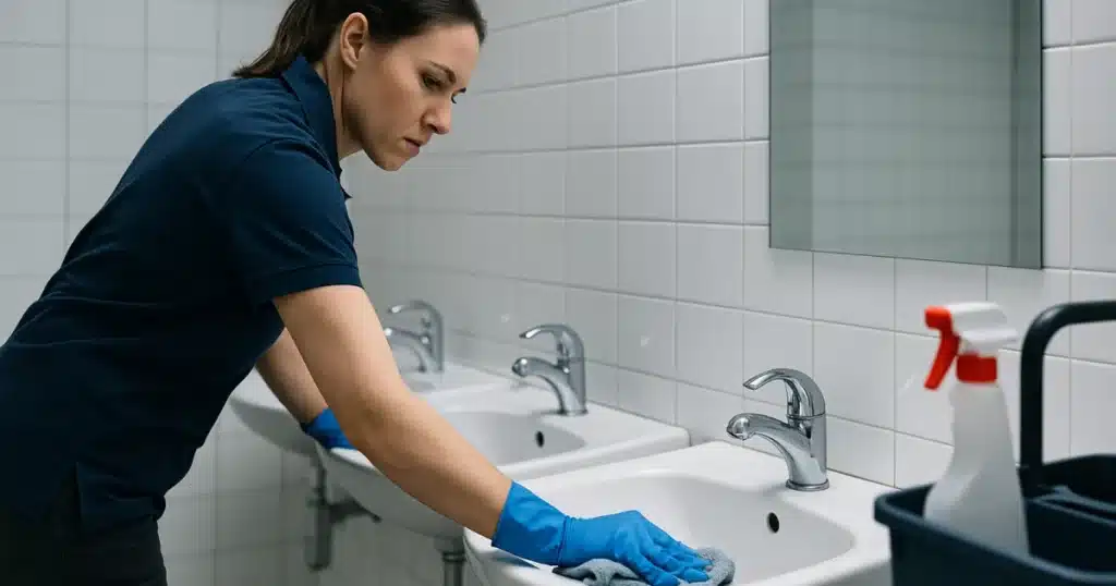 comment nettoyer les sanitaires en collectivité