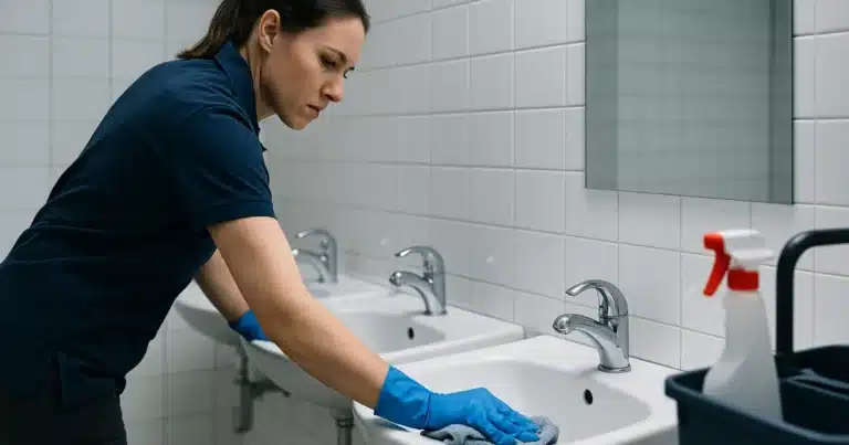 comment nettoyer les sanitaires en collectivité